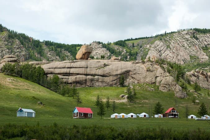 Yurt camp site