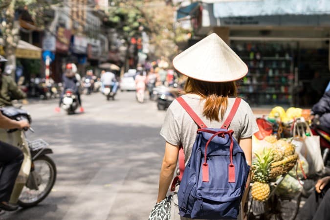 Old quarter in Hanoi, Vietnam